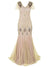 Ivory Haute Couture Lång Gatsby Klänning