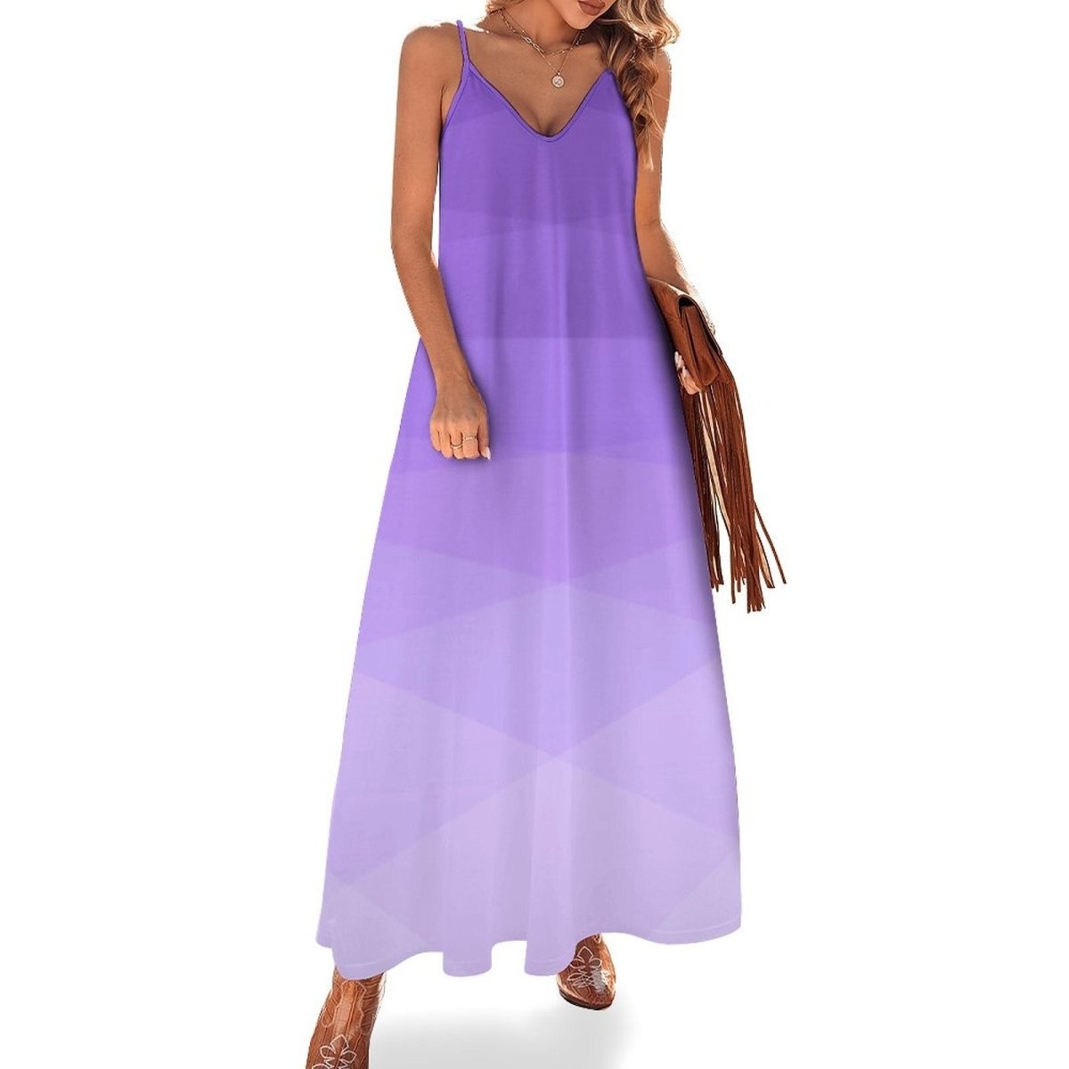 70-Tal Hippie Dress Gradient