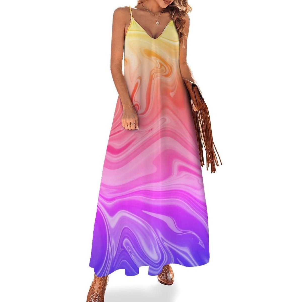 Retro Hippie Chic Klänning