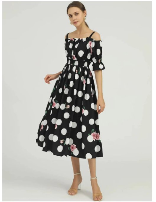 Vintage Inspirerad Klänning