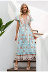 Vintage Bohemian Långklänning