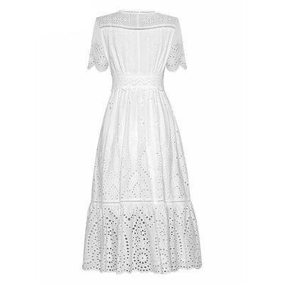 Vit Vintage Bröllopsklänning