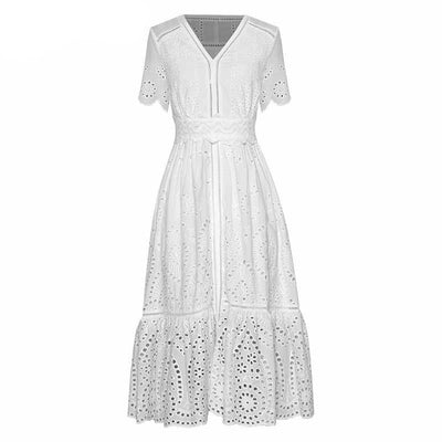 Vit Vintage Bröllopsklänning