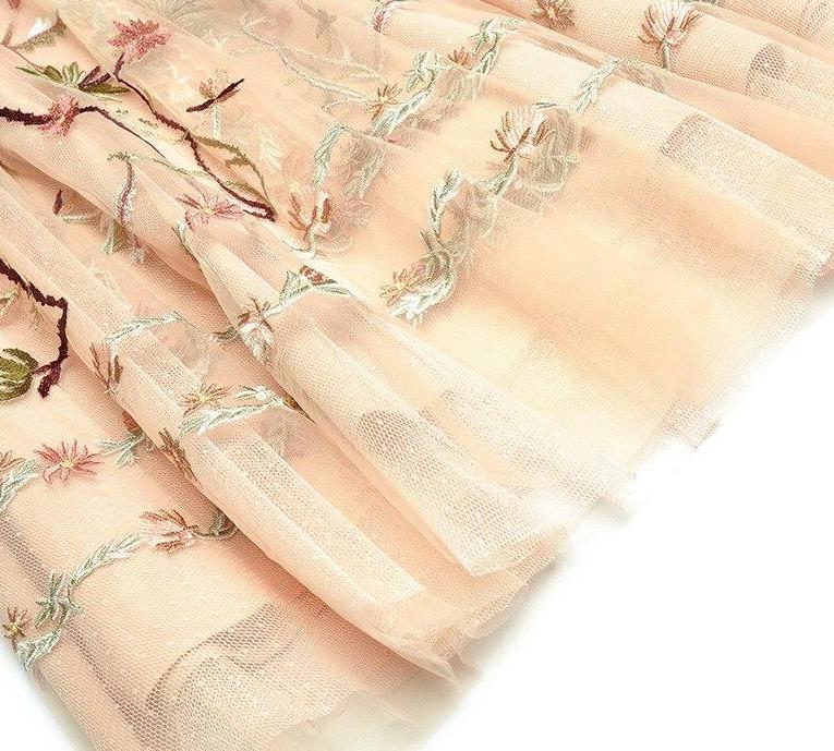 Mellanlånga Klänning 30-Tal 40-Tal Rosa