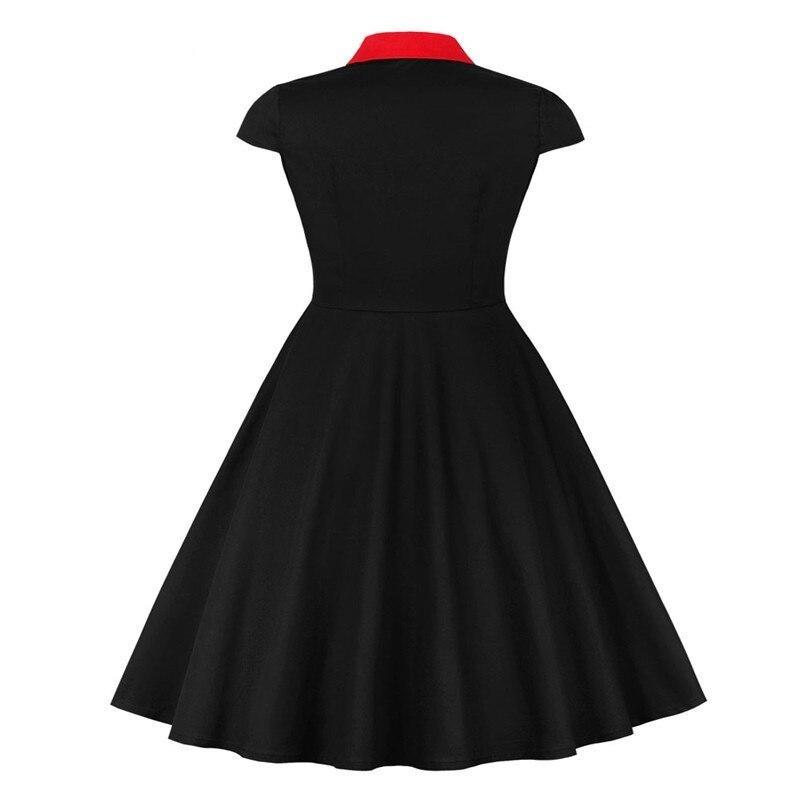 Plus Size 50-Tals Pin Up-Klänning