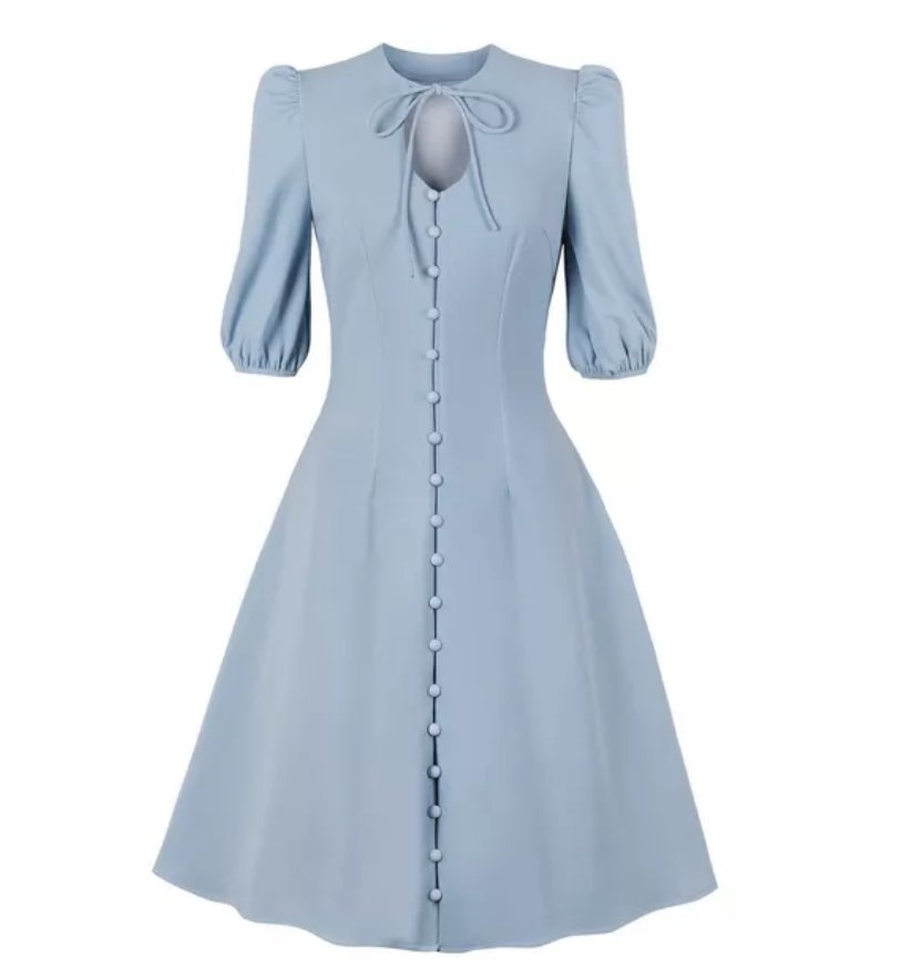 Klänning I 50-Talsstil Vintage Journeaux