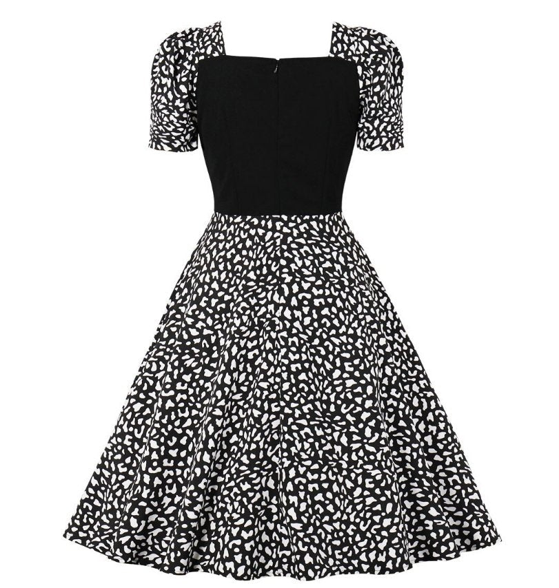 Svart Vintage 50-Talsklänning