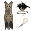 20-Tals Gatsby Style Dress Champagne