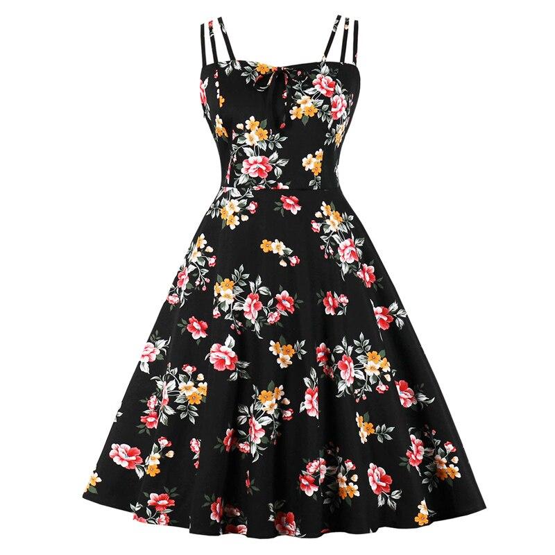Vintage Stil Klänning Plus Storlek Sammansättning