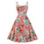 Plus Size Vintage Style Klänning Rosa