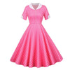Vintage 50-Tals Rosa Prickiga Klänning