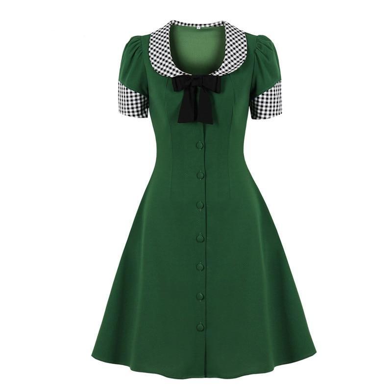 Chic Vintageklänning Från 50-Talet