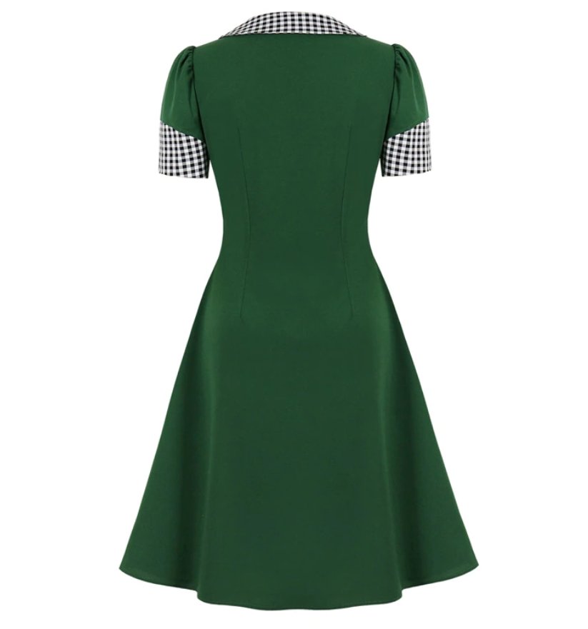 Chic Vintageklänning Från 50-Talet