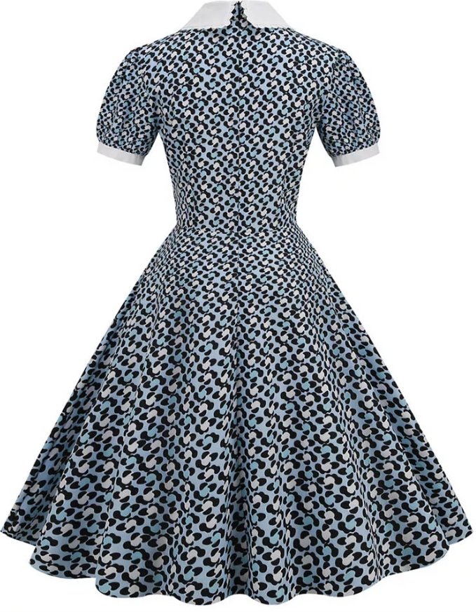 Vintage 50-Tals Guinguette Spirit Klänning