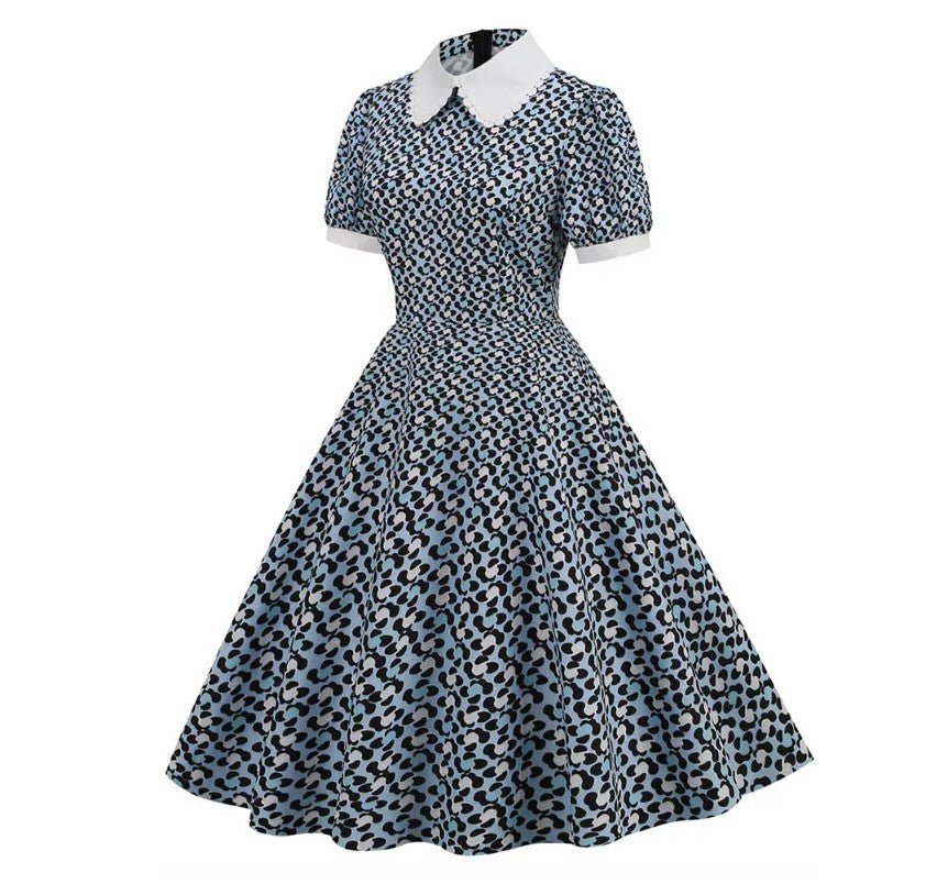 Vintage 50-Tals Guinguette Spirit Klänning