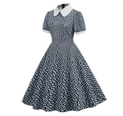Vintage 50-Tals Guinguette Spirit Klänning