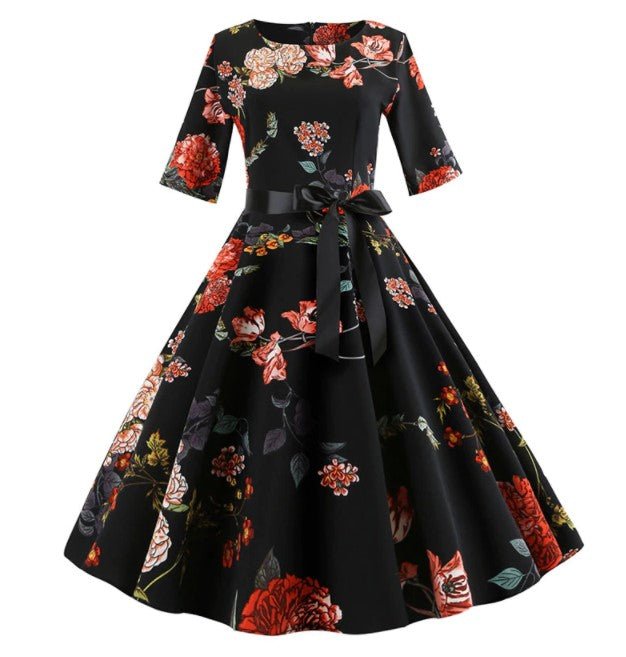 Vintage 50-Tals Blomklänning