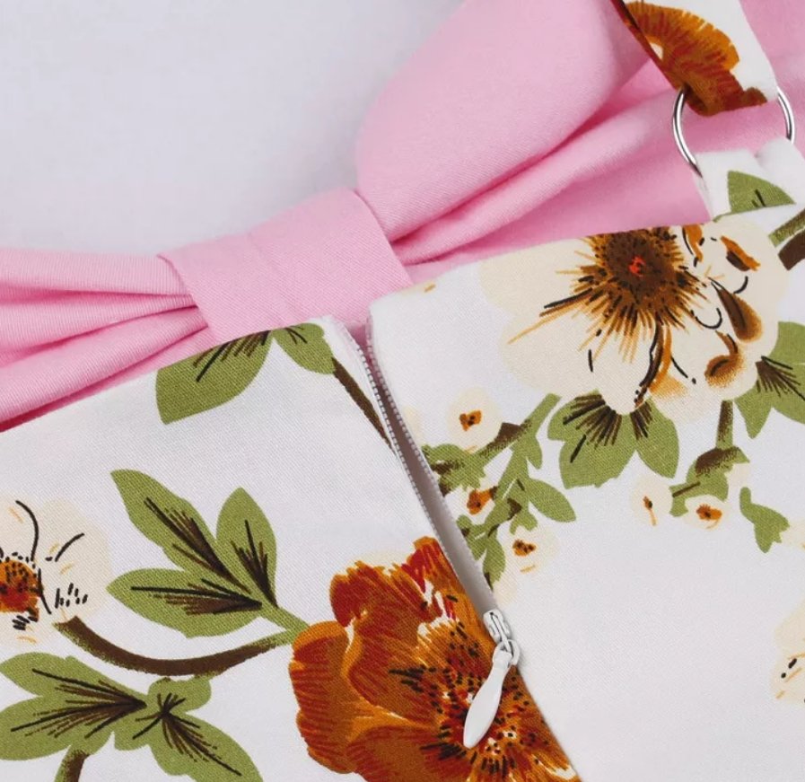 Vintage 50-Tals Rosa Klänning