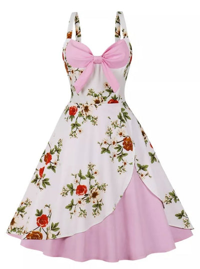 Vintage 50-Tals Rosa Klänning