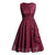 Vintage 50-Tals Aftonklänning Burgundy