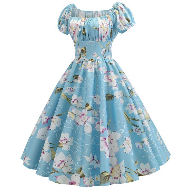 60-Talsklänning För Kvinnor