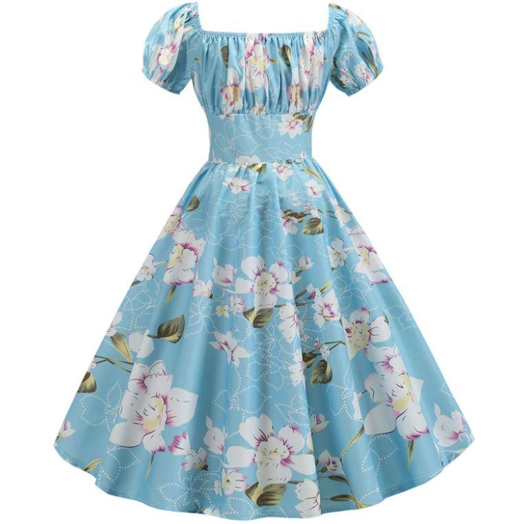 60-Talsklänning För Kvinnor