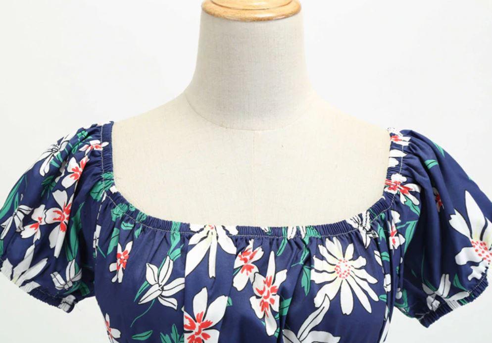 Vintage 60-Tals Lantklänning