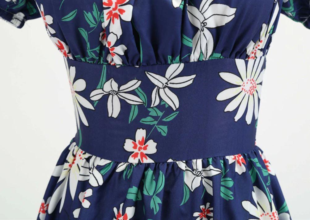 Vintage 60-Tals Lantklänning