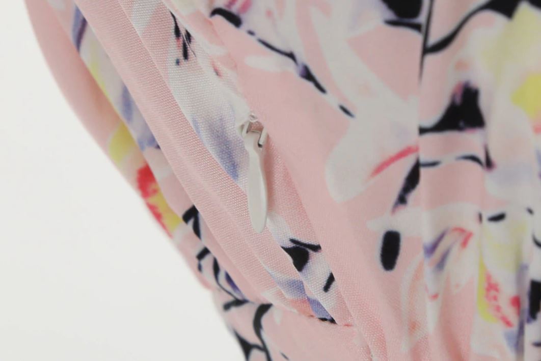 Vintage 60-Tals Rosa Blomma Klänning