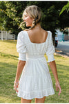 Vintage Engelsk Broderiklänning
