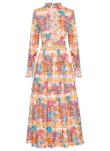 Vintage 40-Tal Klänning Ritning