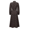 Vintage 40-Tal Flowy Black Klänning