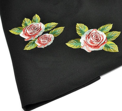 Vintage 40-Talsklänning Big Roses