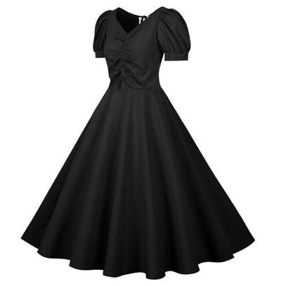 Vintage 50-Tals Svart Klänning