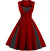 Vintage 60s Plus Size Klänning Burgundy