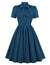 Preppy Vintage Klänning Blå
