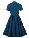 Preppy Vintage Klänning Blå