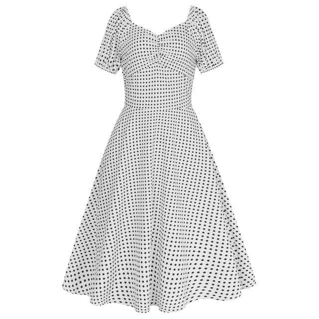 Polka Dot Klänning Från 50-Talet