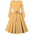 Vintage Bohemian Gul Klänning