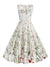 Vintage Bourgogne Broderiklänning