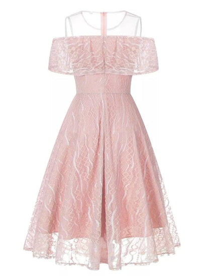 Vintage Rosa Ceremoniklänning