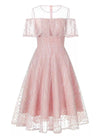Vintage Rosa Ceremoniklänning