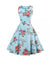 Vintage Chic Retro Beautiful Roses Klänning