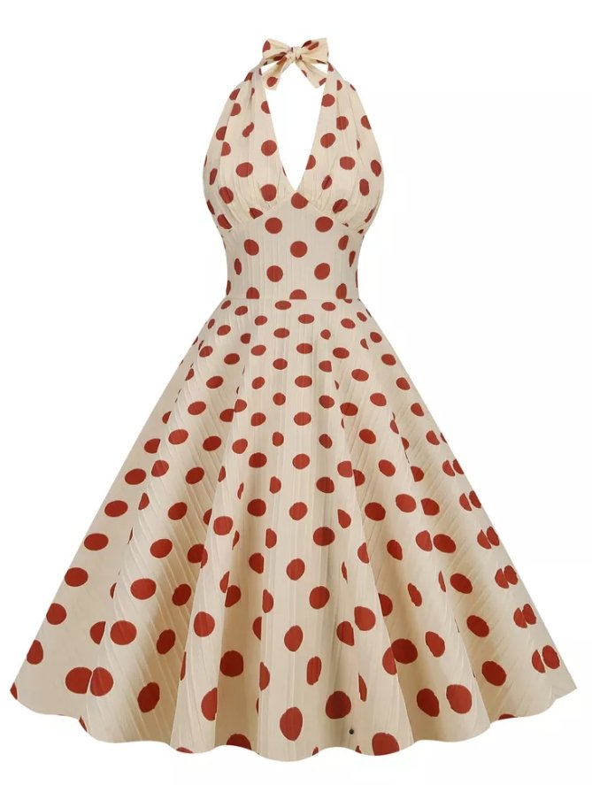Vintage Chic Retro Sommarklänning