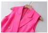 Vintage 40-Tals Pennklänning Fuschia