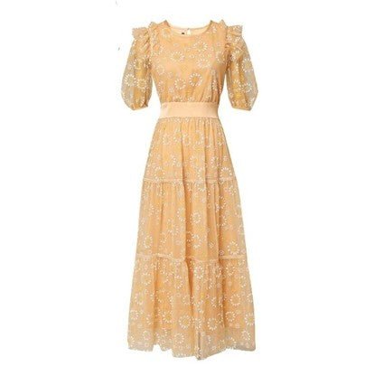 Orange Kvalitet Vintage Klänning