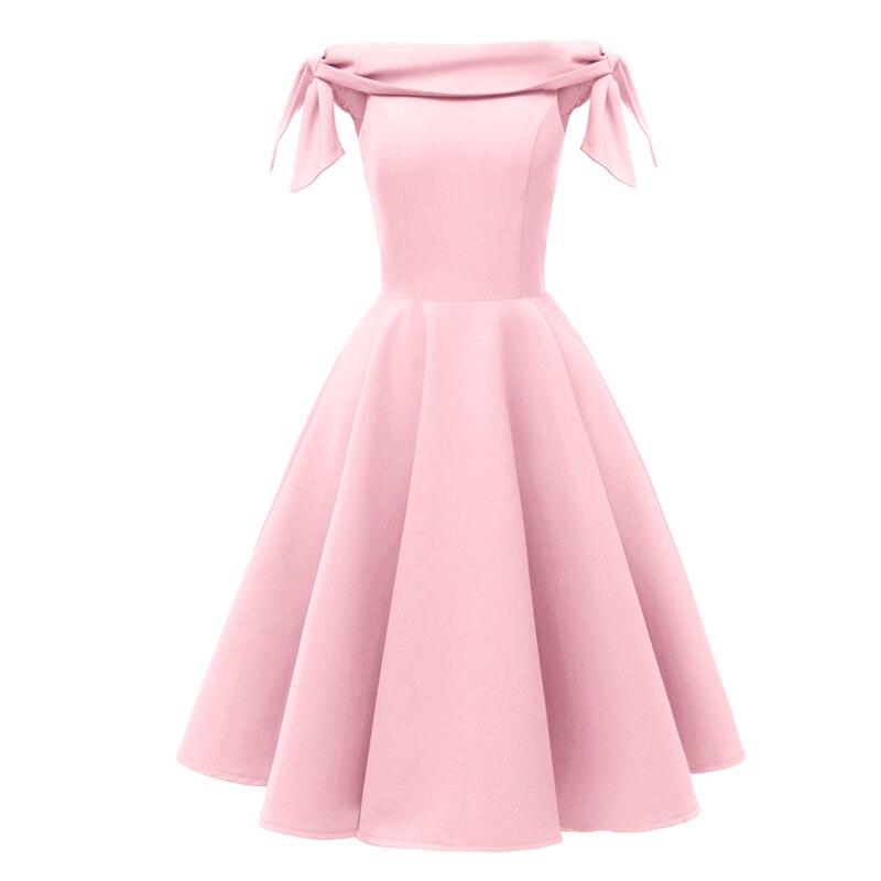 Vintage Rosa Aftonklänning
