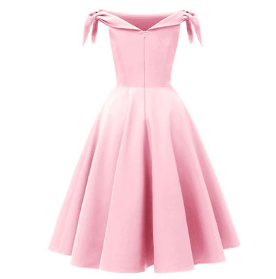 Vintage Rosa Aftonklänning