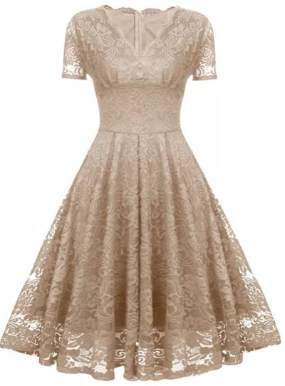 Vintage Beige Jungfruklänning