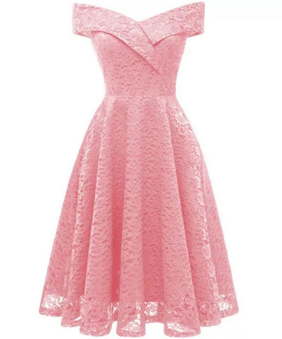 Vintage Rosa Piga Klänning